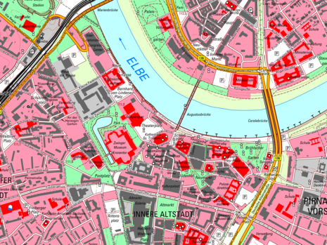 Downloadbereich Topographische Karten, Übersichtskarten, Verwaltungsgrenzen und Ortsteile