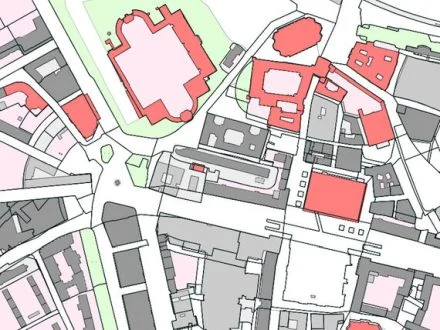 Liegenschaftskarte mit eingeschränkten Informationen