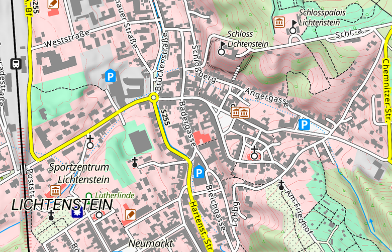 basemap.de Präsentationsausgabe P10 Raster