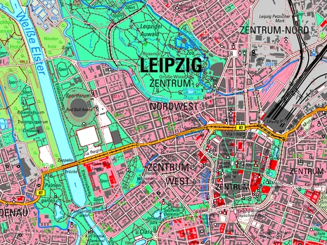 Ausschnitt DTK25 Leipzig